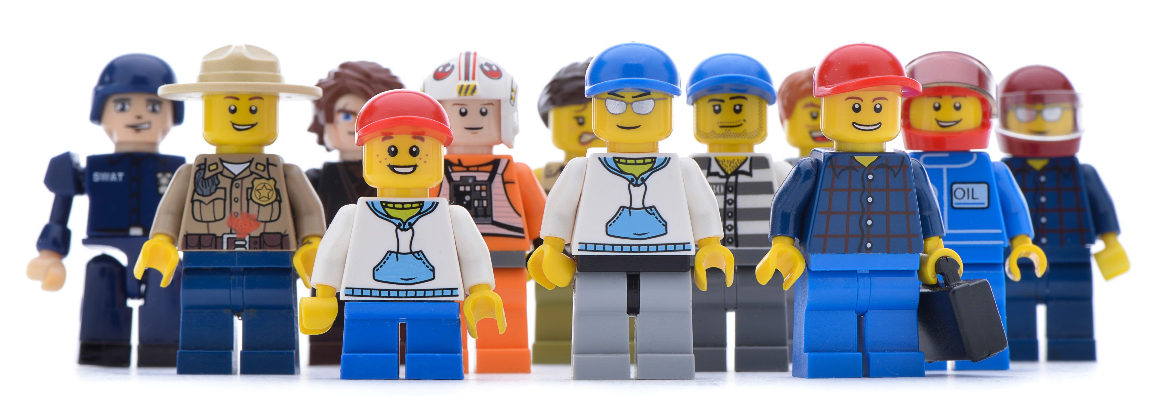 LEGO-Männchen in verschiedenen Berufen