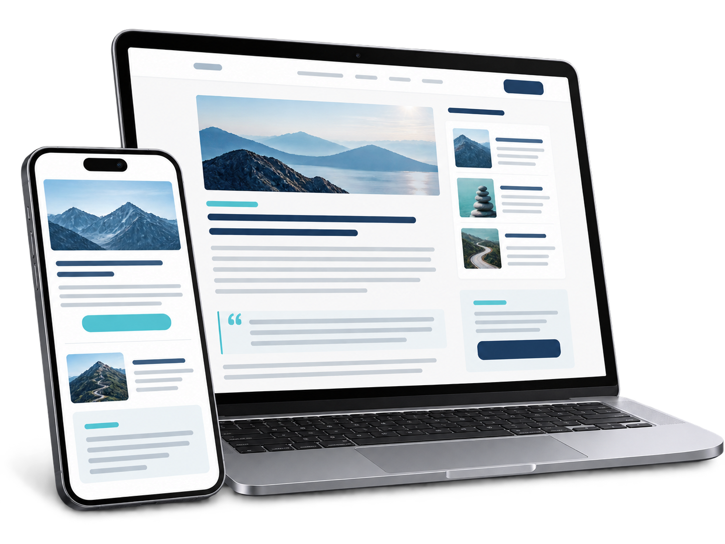 Grafik Magazin-/Newsletter-Mock-up